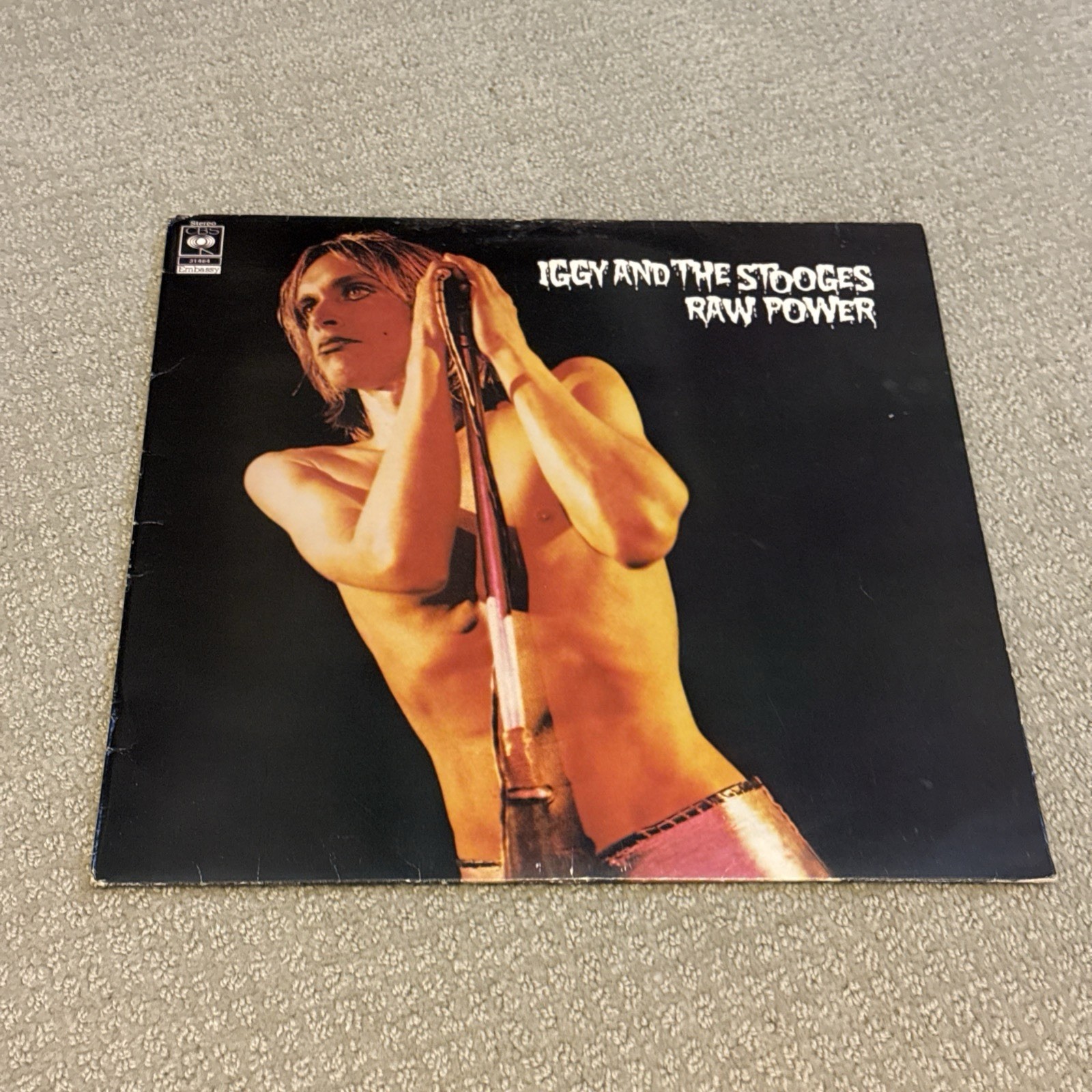 Iggy Pop and the Stooges Raw Power UK Embassy 1977 Vinyl LP David Bowie mix
