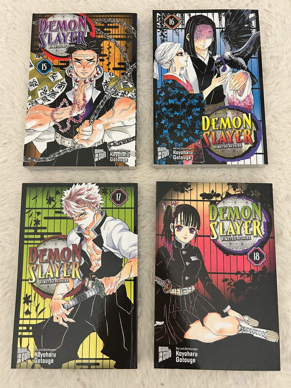 Demon slayer mangas Band 15-18