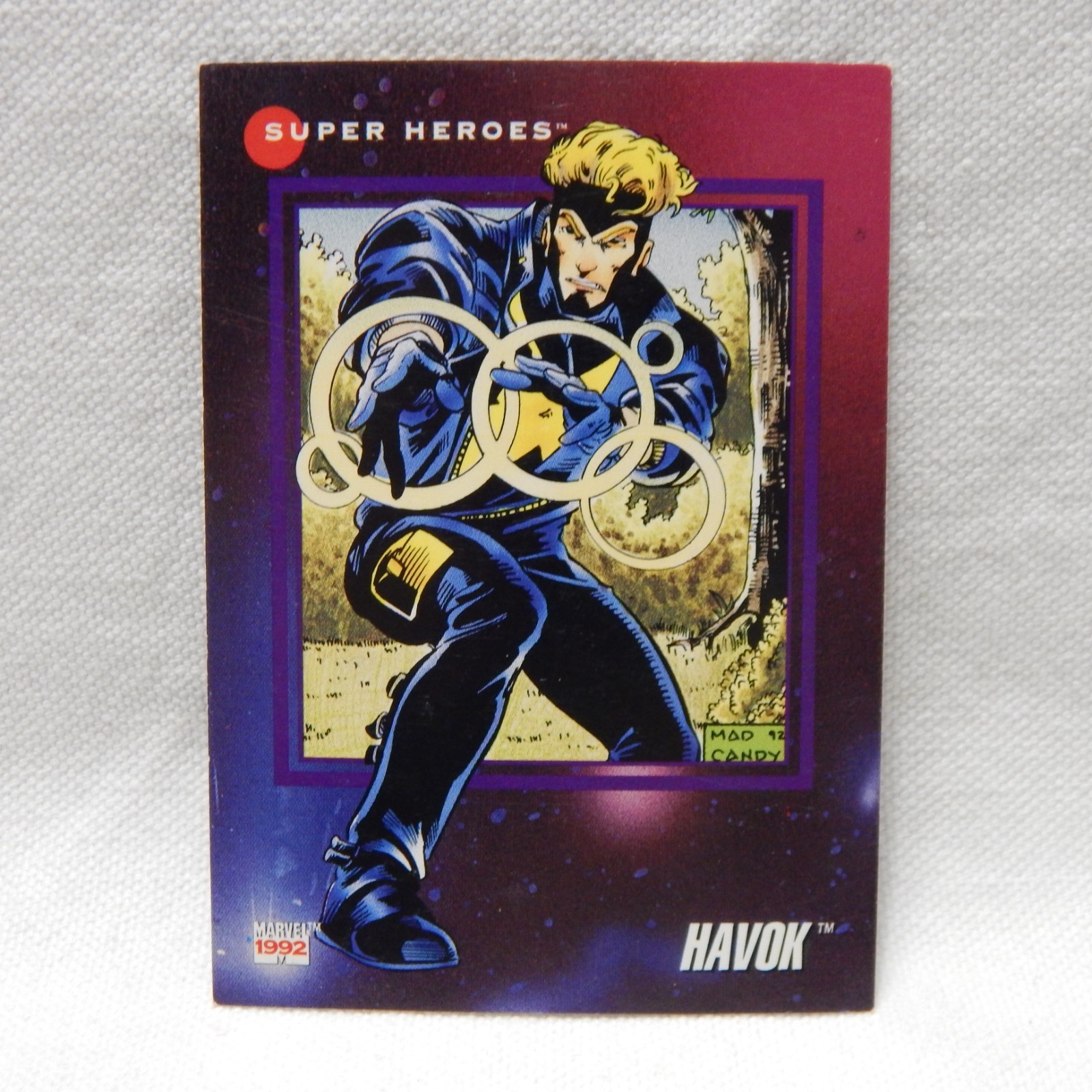 Carta Marvel Universe Super Heroes Havok 70