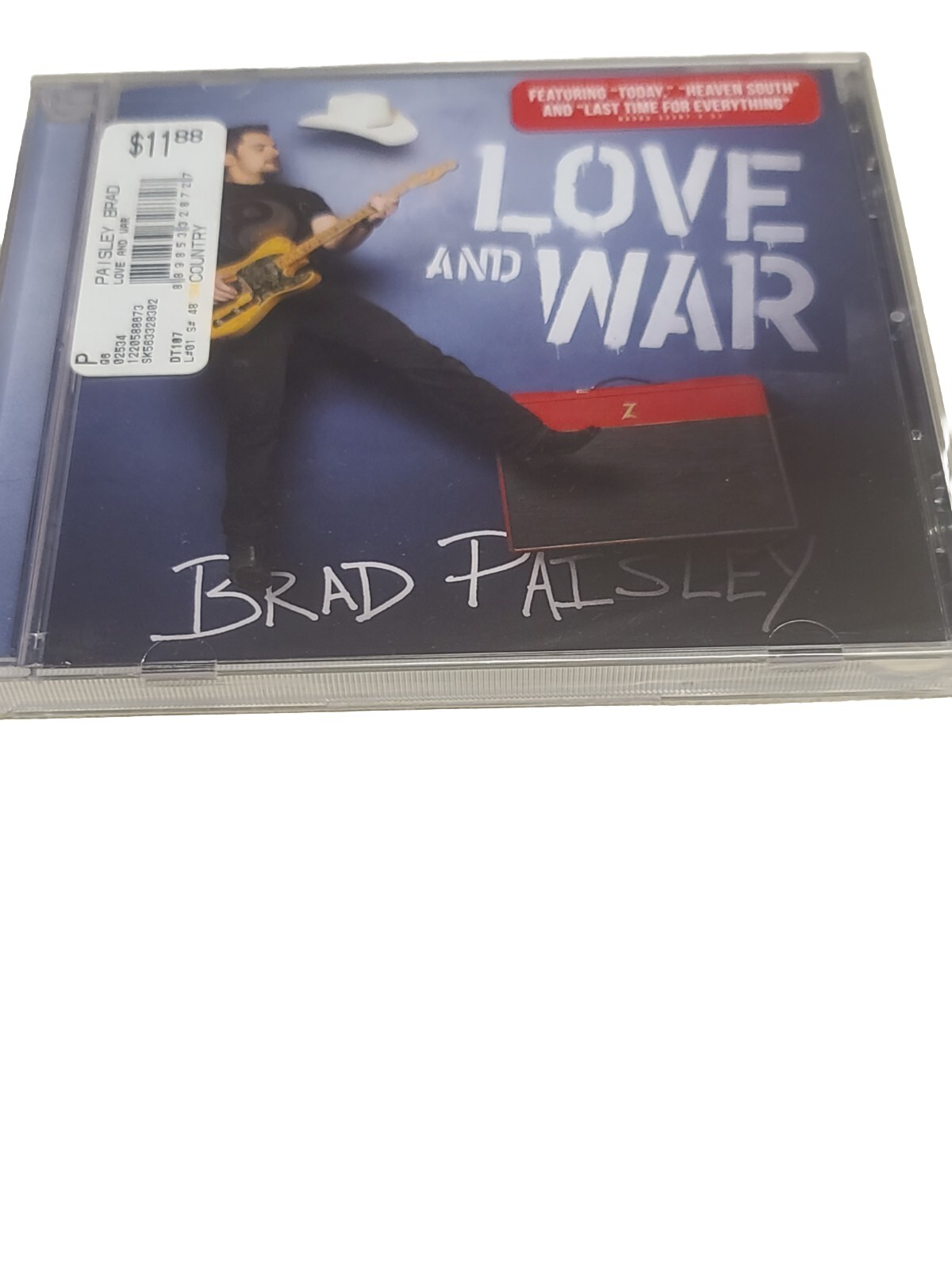 Love and War by Paisley, Brad (CD, 2017) NEW SEALED MINT