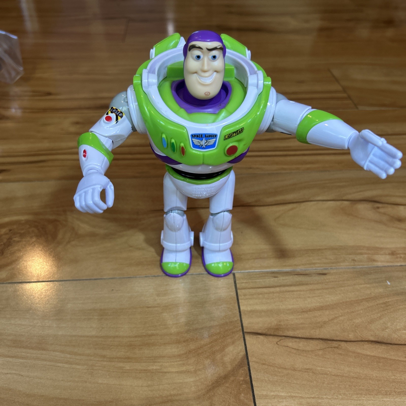 Toy Story Buzz Lightyear Modellino in plastica bianco/verde/viola