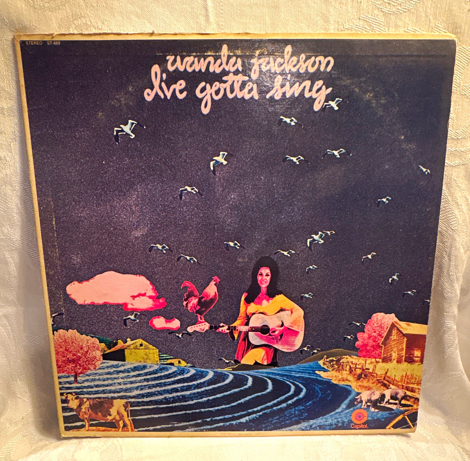 Wanda Jackson I've Gotta Sing Vinyl LP 33RPM Capitol Stereo SW-80669 Country