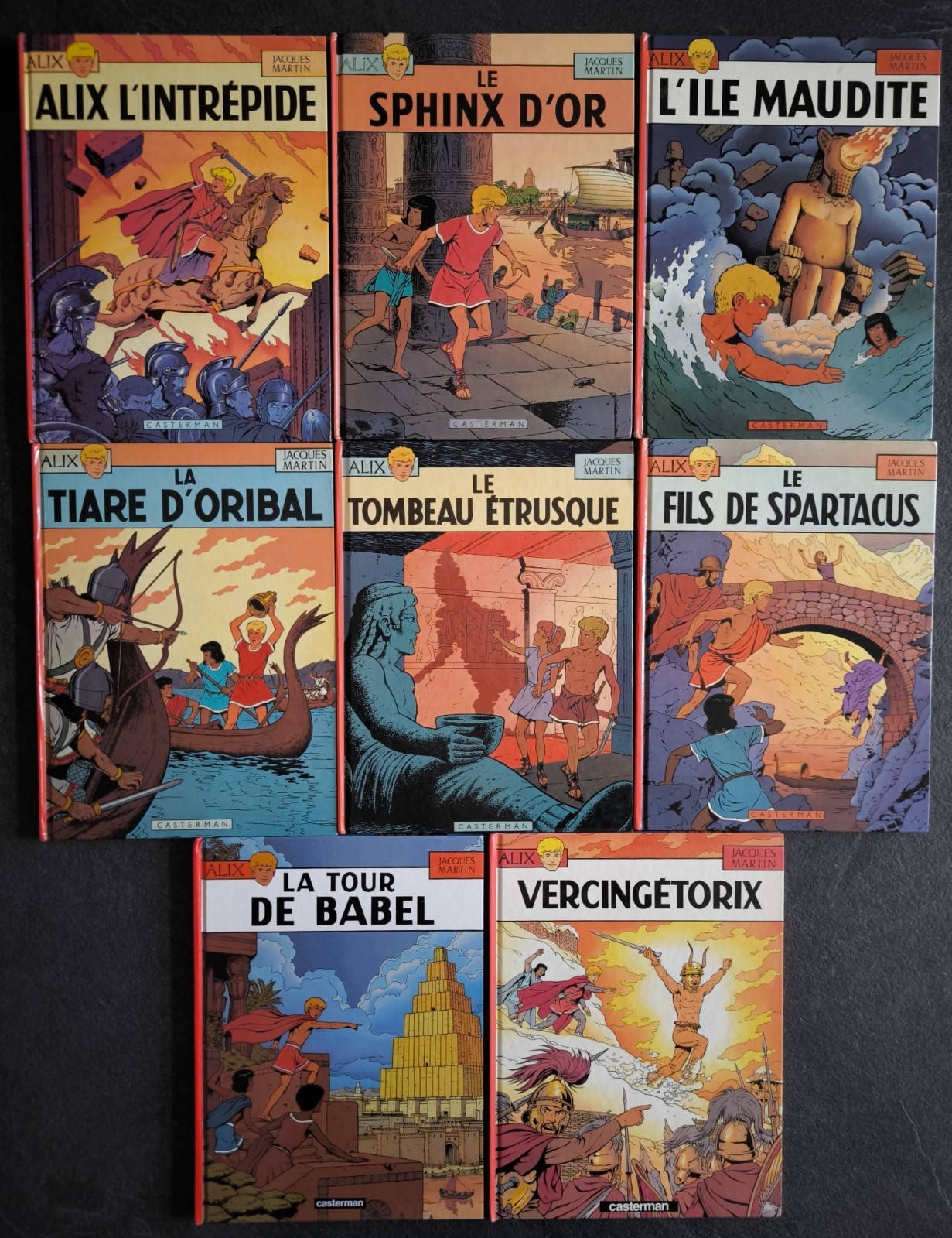 Lot de 8 BD Alix (à l'unité possible)