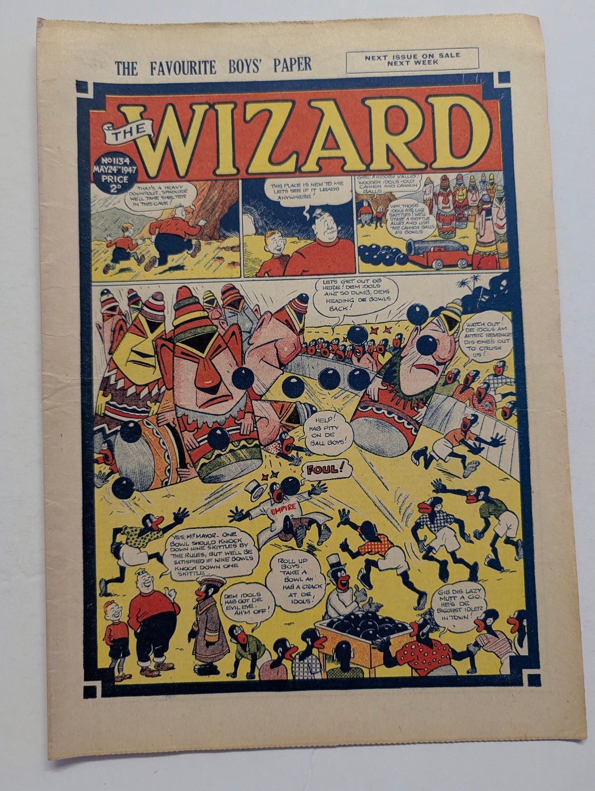 Wizard Comic No 1134, May 24th 1947.