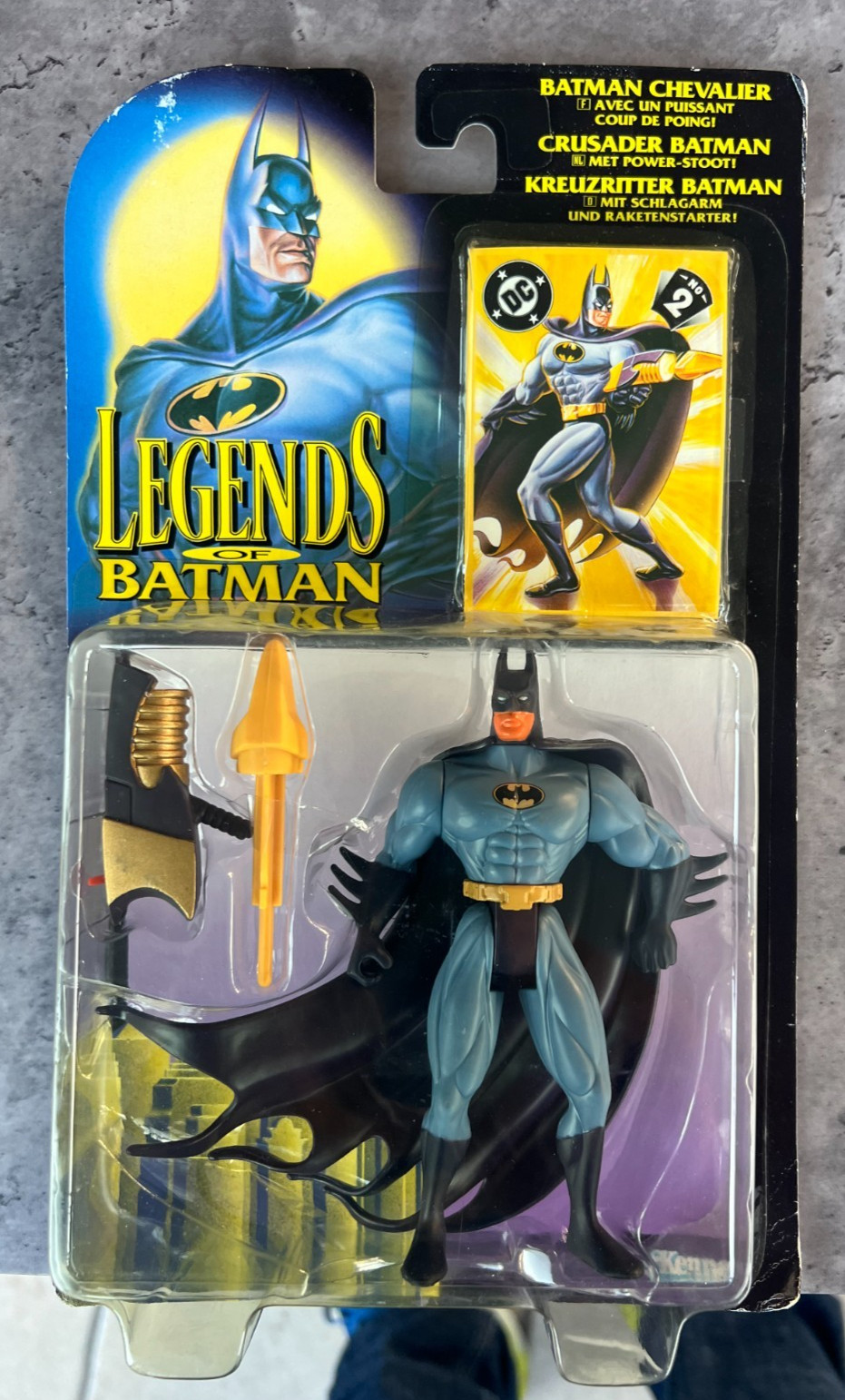 Kenner - DC Legends of Batman - Crusader Batman Action Figure 1994