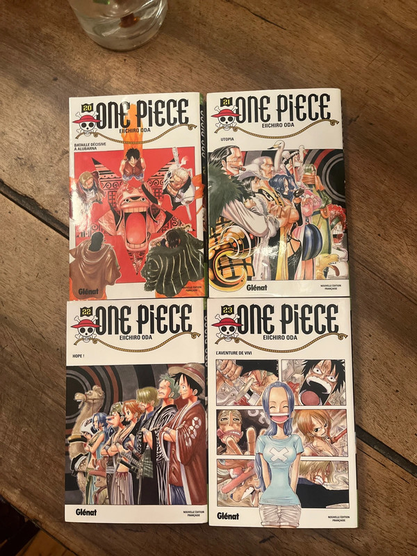 tomes 20,21,22,23 de One piece