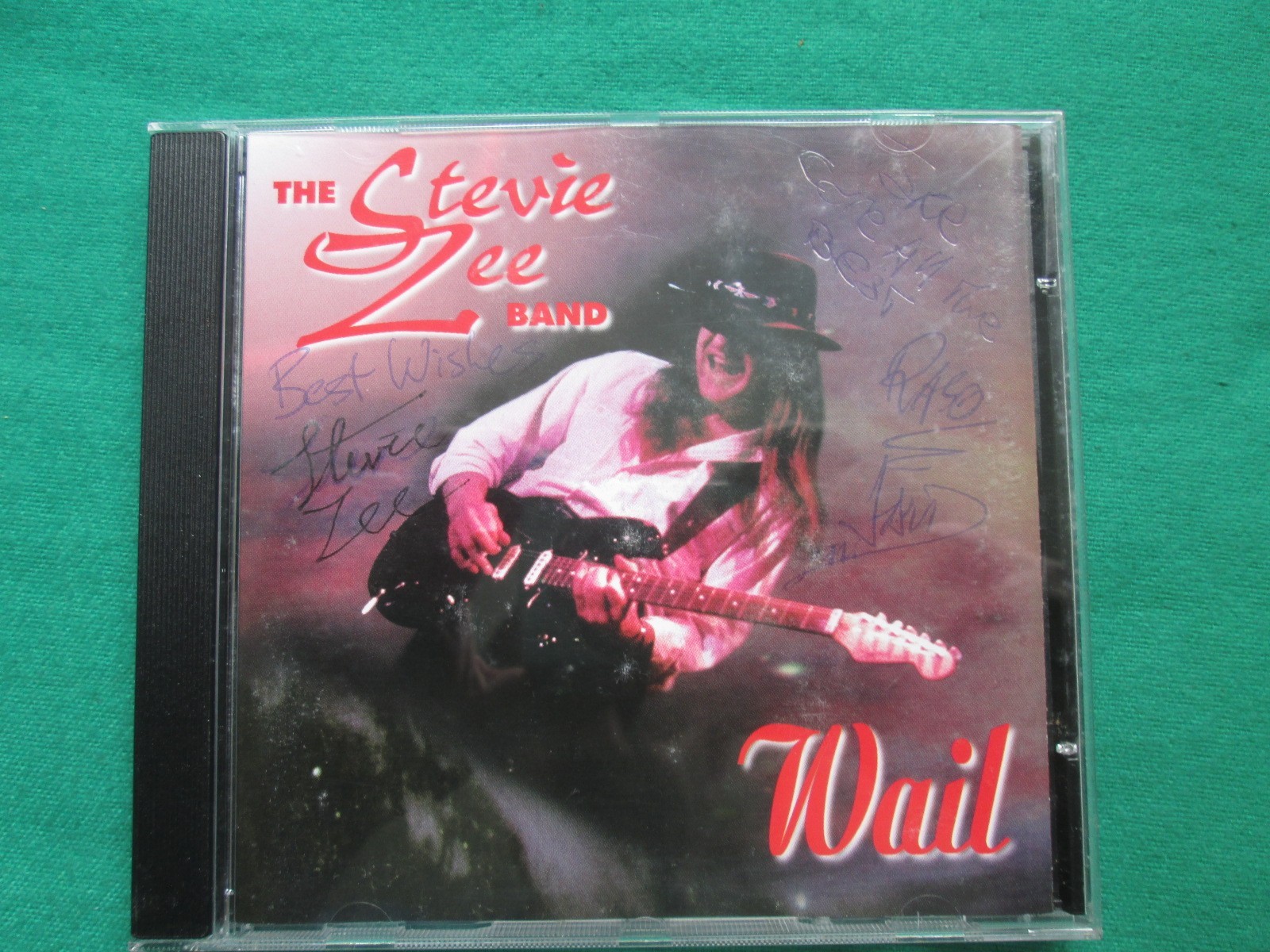 THE STEVIE ZEE BAND - WAIL - 1995 SANDCASTLE RECORDS - CD SIGNED