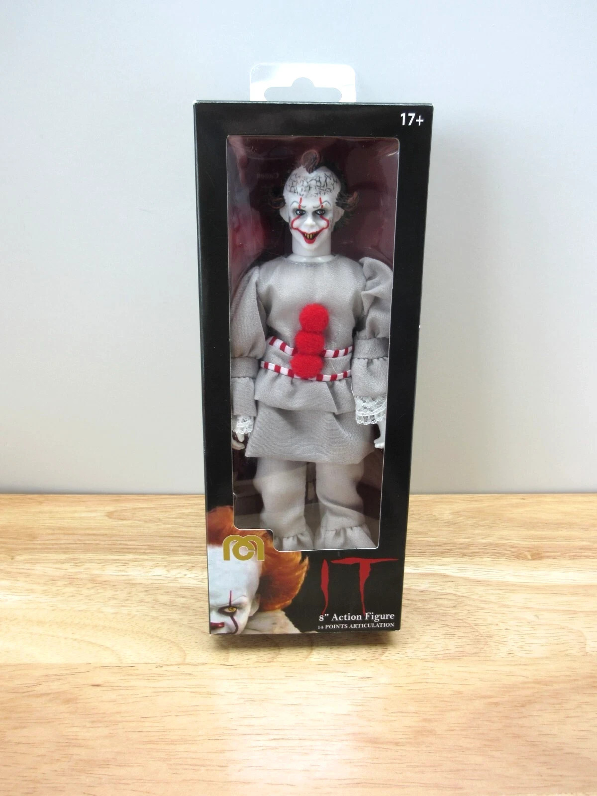Modellino Mego IT Pennywise 8" WB Horror I più grandi mostri del mondo nuovo con scatola