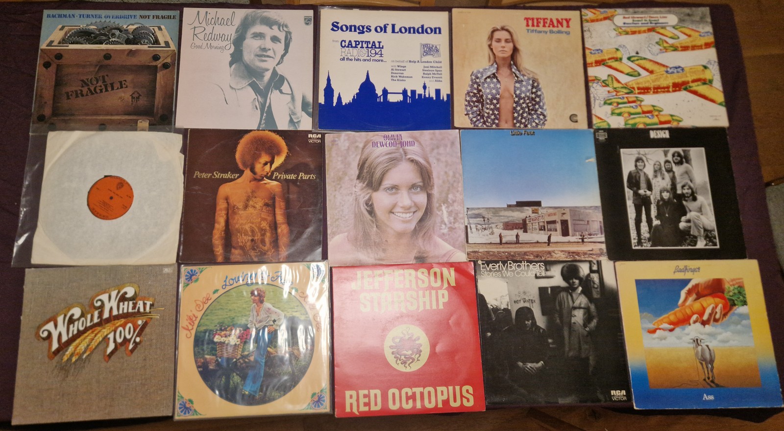 70s Pop Rock | Job Lot | 15 x LP | Jefferson Starship Rod Stewart | EST £136