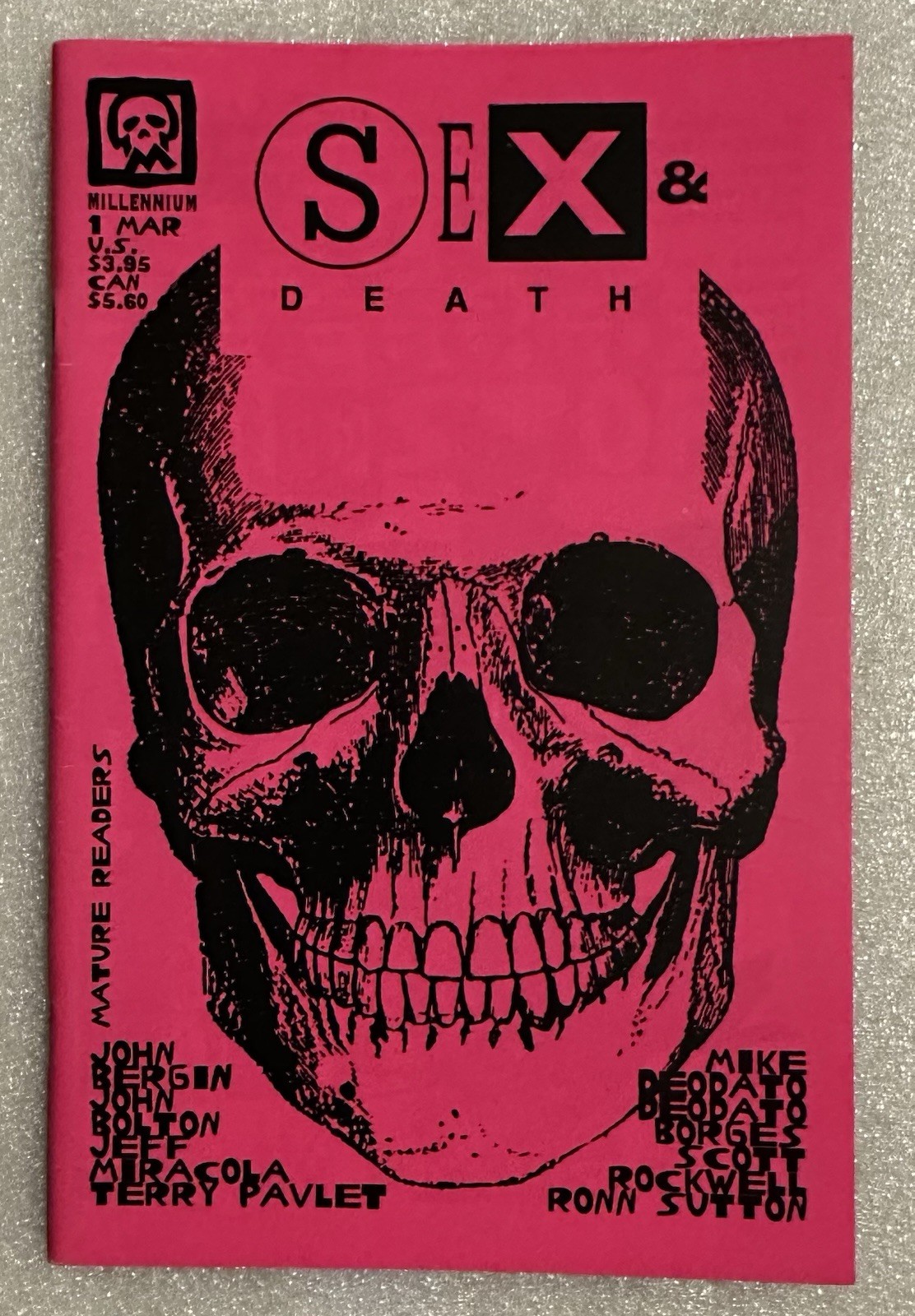 Sex & Death #1 VF Millennium Publishing Fumetto 1995 Deodato, Bolton, Lovecraft