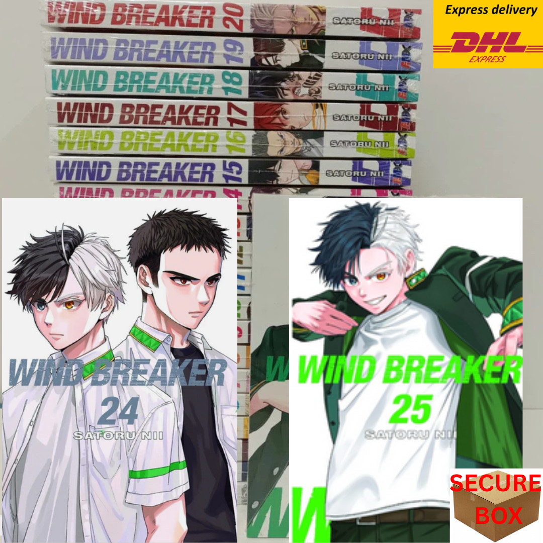 Wind Breaker Manga Nuovo Volume 1-25 Versione Inglese Fumetti + FAST DHL