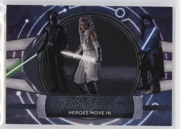 2024 Topps Star Wars Capolavoro Viaggio di Ahsoka Tano Heroes Muoversi in 1i3m