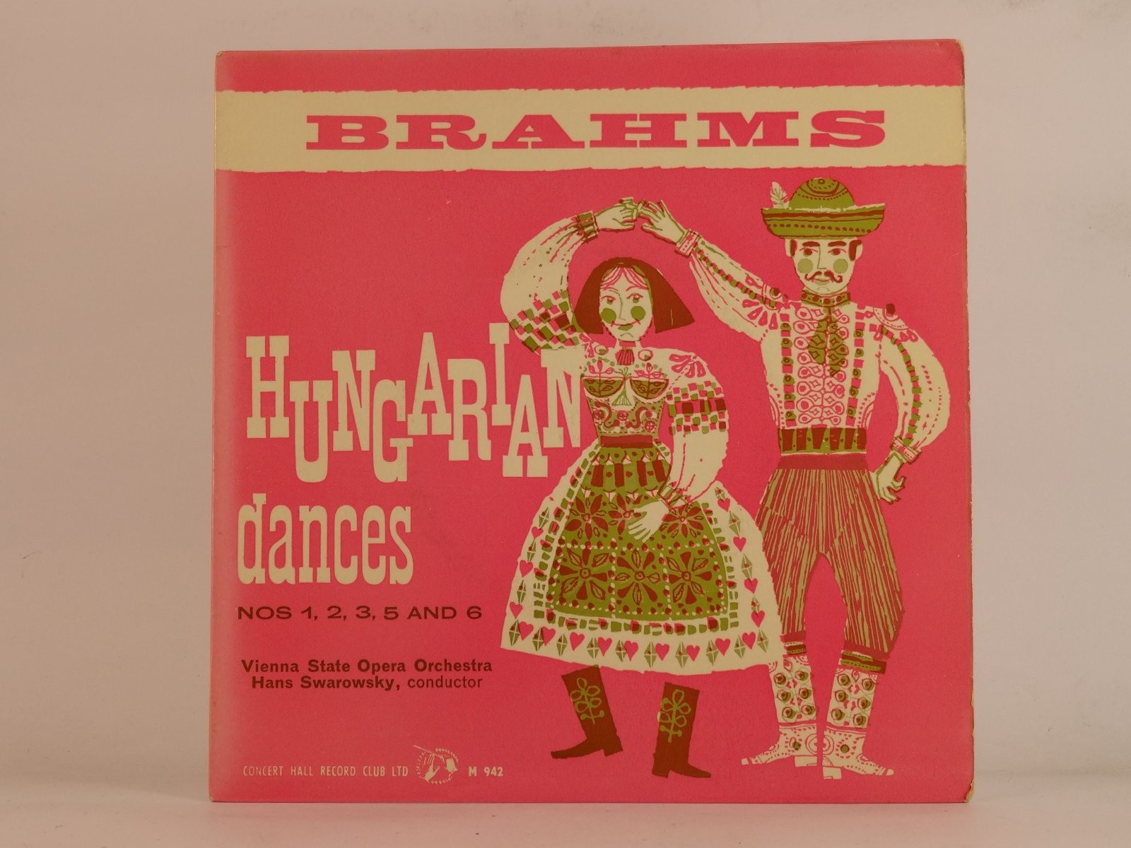 HANS SWAROWSKY HUNGARIAN DANCES (102) 5 Track 7" Single plus Picture Sleeve CONC