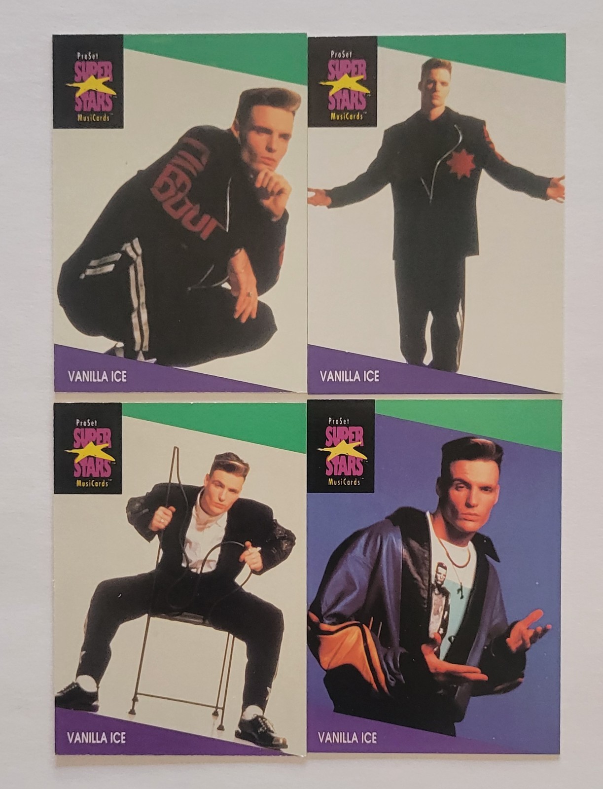 Vanilla Ice Trading Collector Card Lot Retro 90's Music Pop FREE SHIPPING 