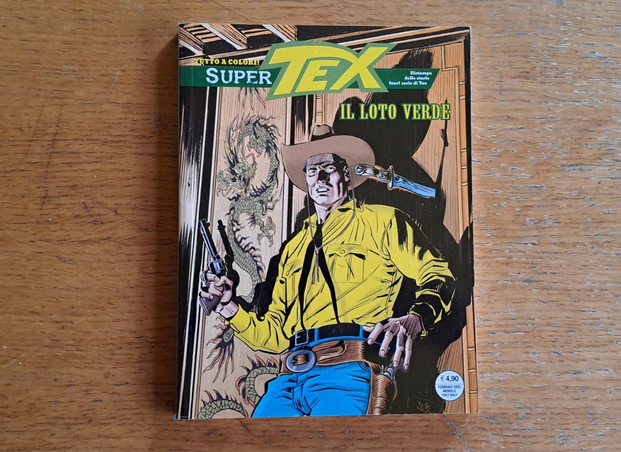 Super Tex n.40: "Il loto verde", Bonelli Editore, febbraio 2025, a colori
