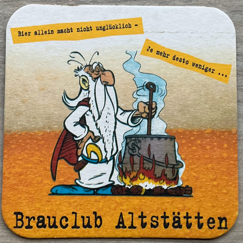 Sous bock suisse BD Astérix - Panoramix Albert Uderzo