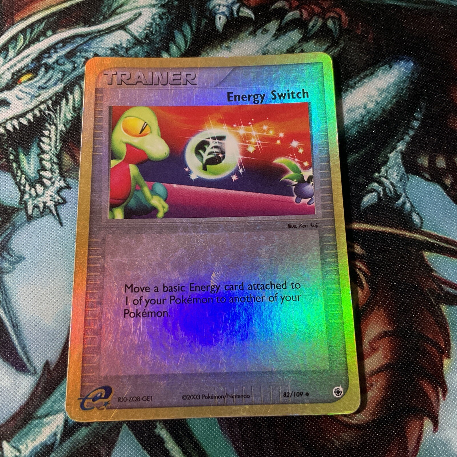 2003 Pokémon TCG Energy Switch EX Ruby and Sapphire 82/109 Reverse Holo LP.