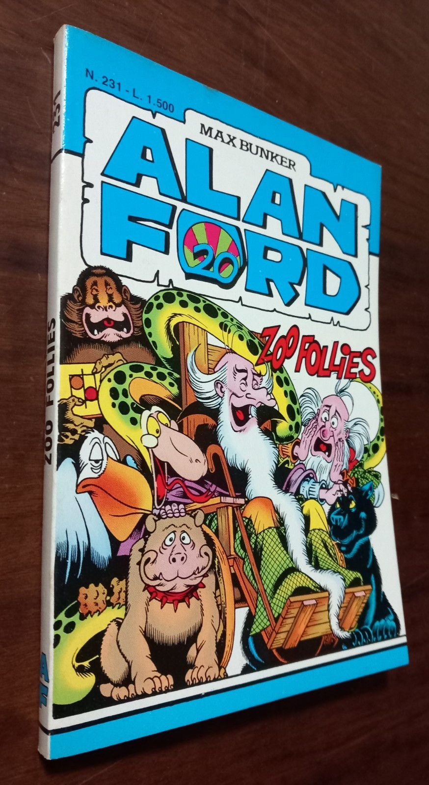 B6494  ALAN FORD I SERIE N° 231 ZOO FOLLIES 1988 OTTIMO