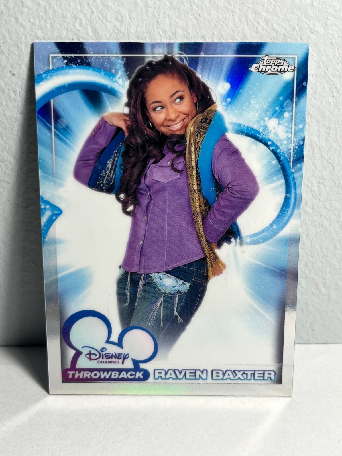 2026 Topps Chrome Disney #DC-2 Raven Baxter Disney  Throwback Refractor 