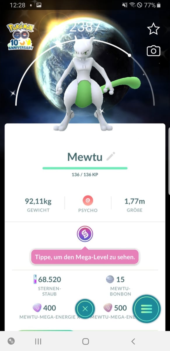 Pokemon Go Shiny Mewtwo Sfondo - Pokemon Go Shiny Mewtwo Sfondo 