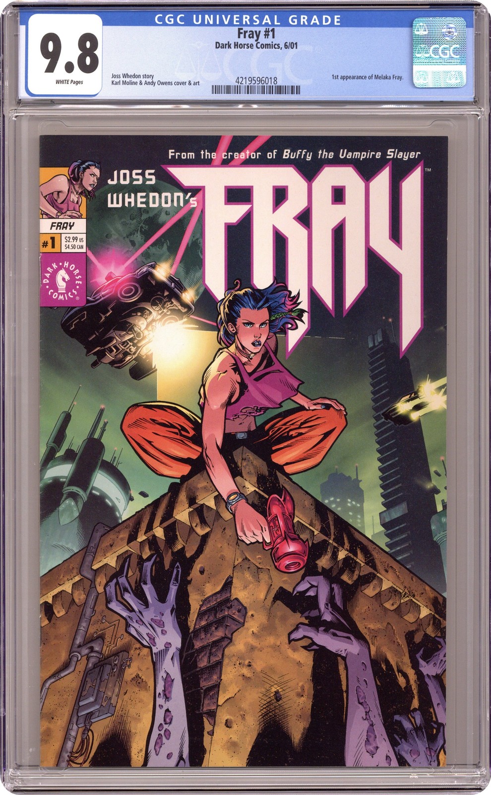 Fray 1A MOLINE CGC 9.8 2001 421596018