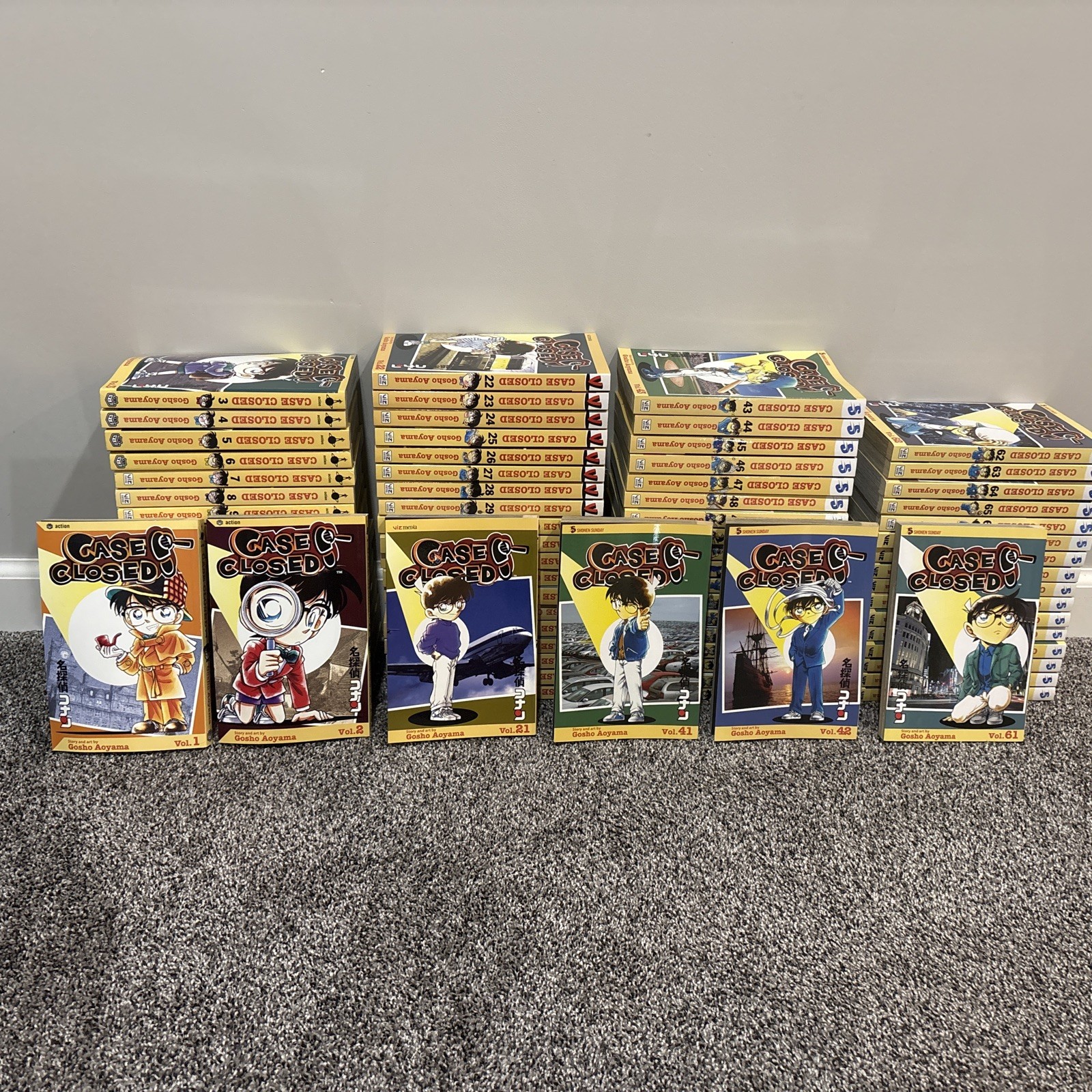 Astuccio chiuso manga vol 1-77 di Gosho Aoyama prima stampa