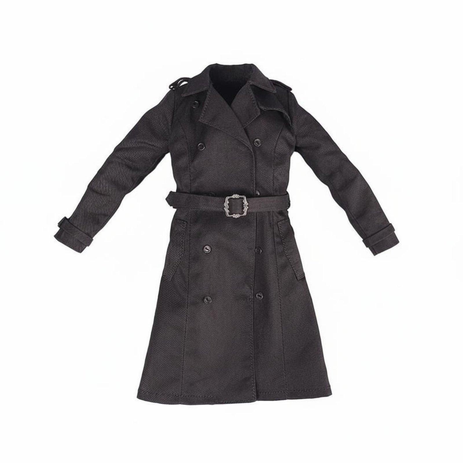 Cappotto Da Agente Femminile In Scala 1/6, Abito Personalizzabile/Trench Coat In