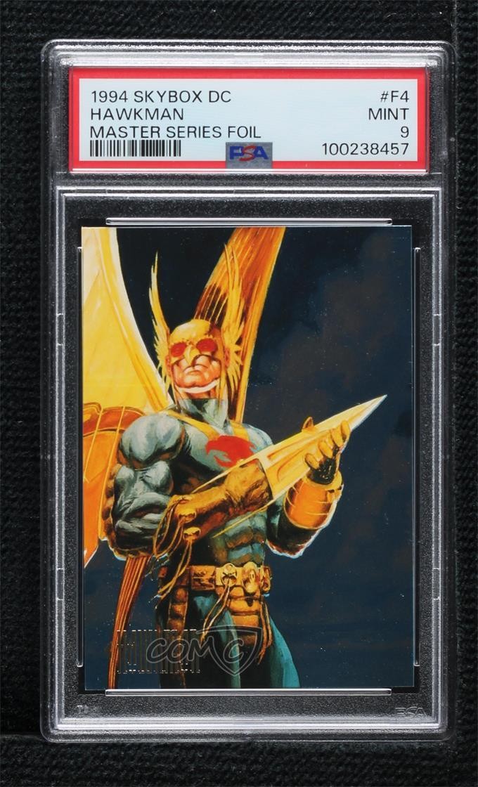1994 SkyBox Master Series DC Comics Foil Hawkman #F4 0e2x