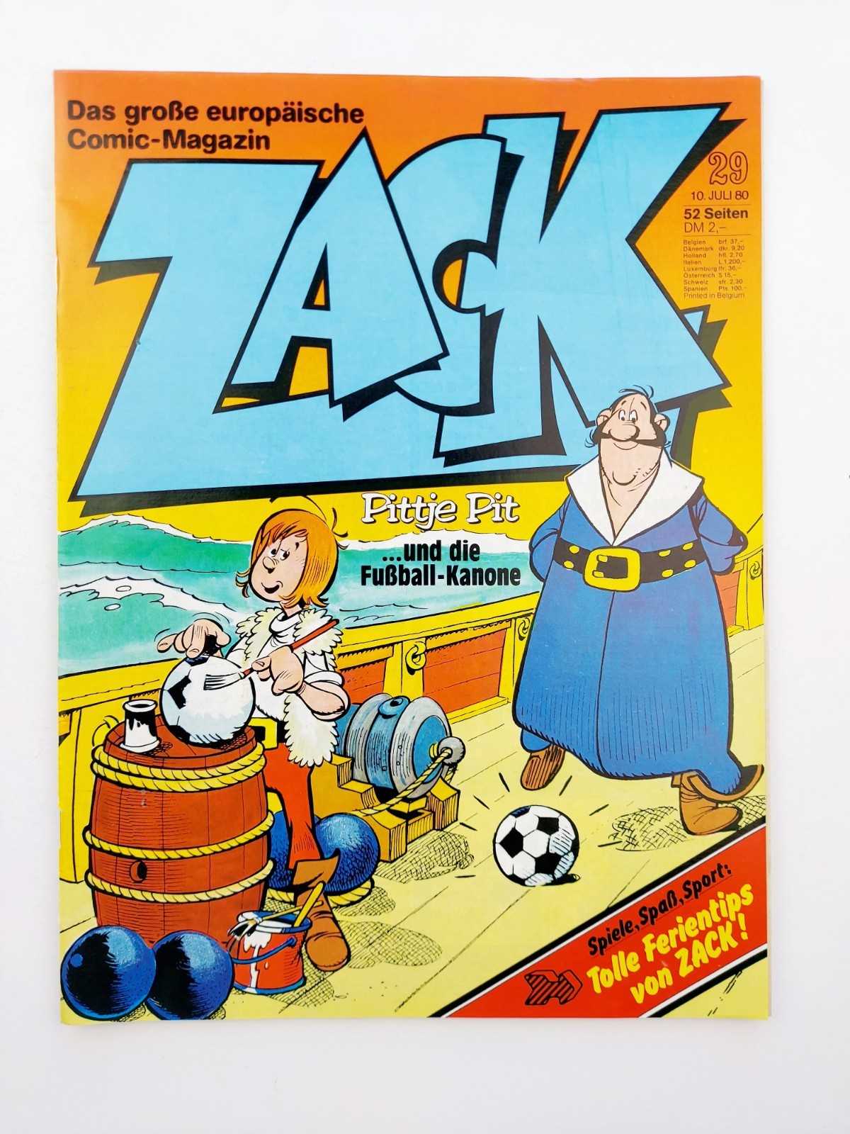 Fumetto Corallo - Zack n.29 / 1980 - Ottime condizioni / Z1-