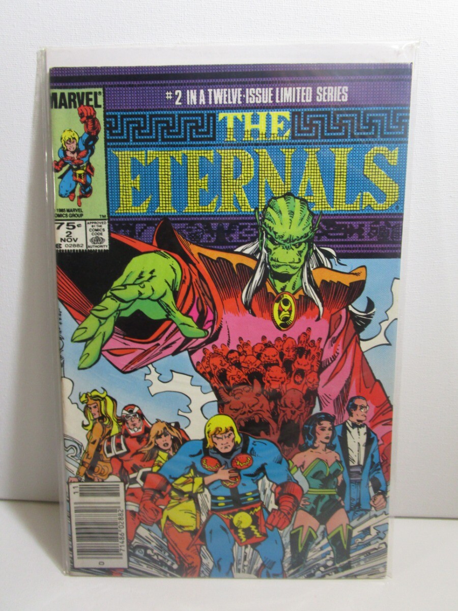 1985 MARVEL THE ETERNALS #2 PRIMA APPARIZIONE DEI DEVIANTI GHAUR & AHQLAU  