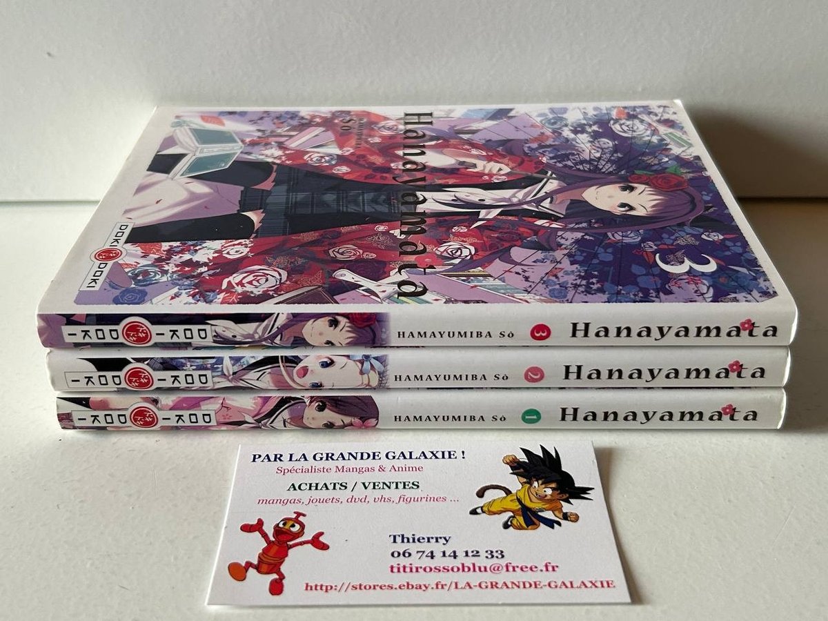 Lot mangas Hanayamata Tomes 1 à 3 Seinen So Hamayumiba Doki Doki VF Uwagaki