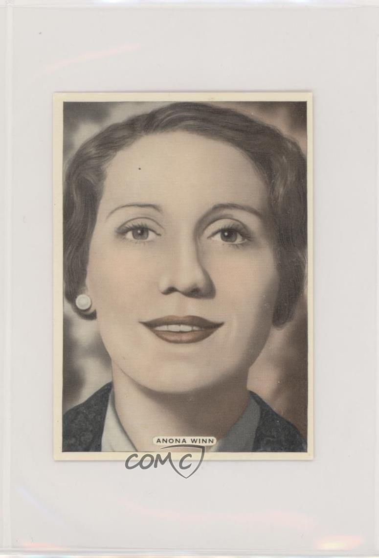 1935 Ardath Film Stage e Radio Stars Grande Tabacco Anona Winn #24 0a6