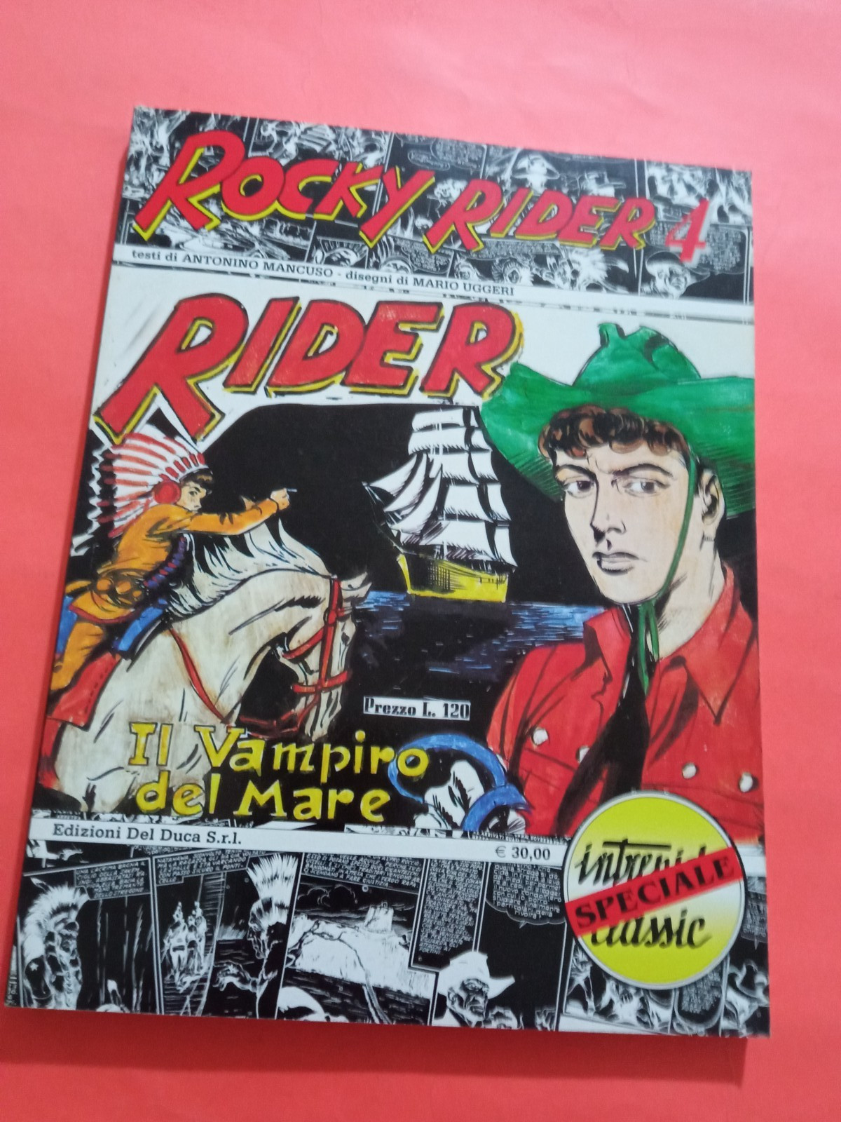 INTREPIDO CLASSIC 74 ED. UNIVERSO-ROCKY RIDER 4 IL VAMPIRO DEL MARE OTTIMO
