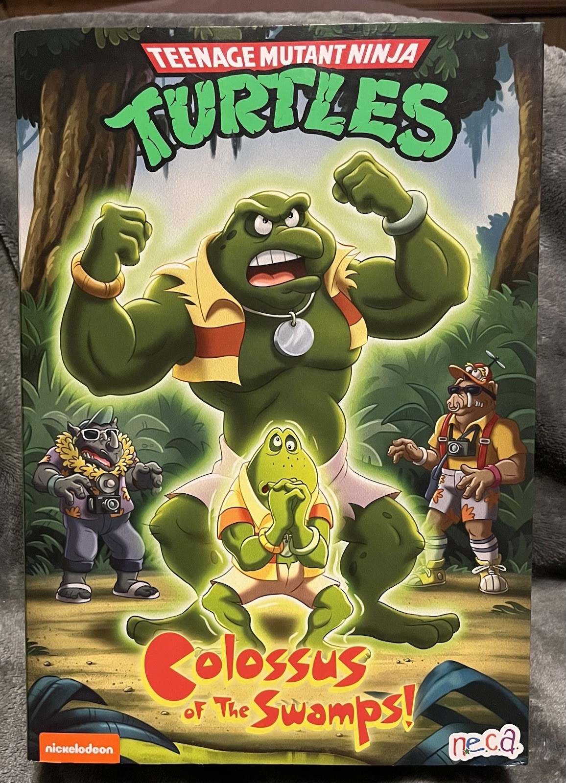 NECA Teenage Mutant Ninja Turtles Colosso delle Paludi Napoleone TMNT cartone animato 