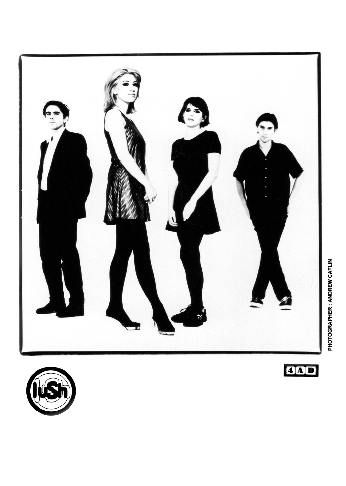 Lush - Promo Photo 1995 - Spooky - Scar -Shoegaze