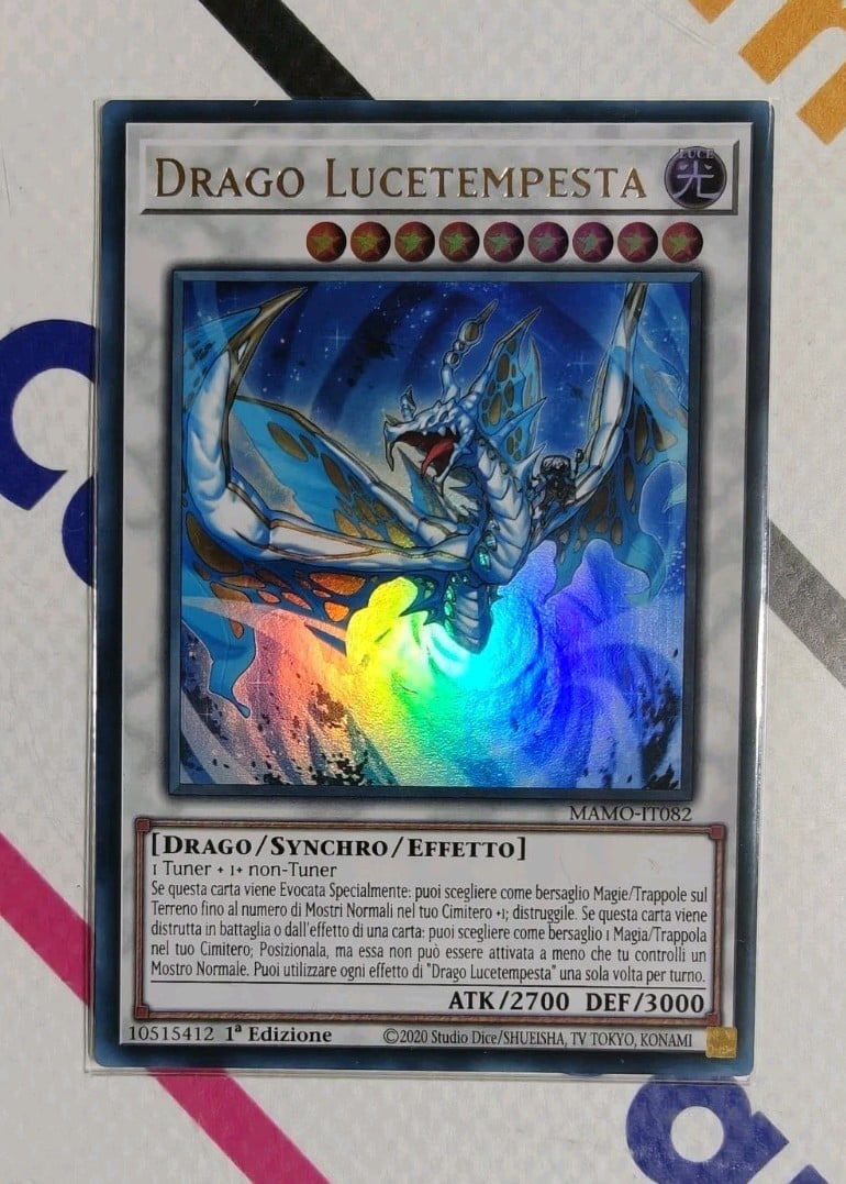 DRAGO LUCETEMPESTA • (Lightstorm Dragon) • Ultra Rara • MAMO IT082 1Ed Yu-Gi-Oh