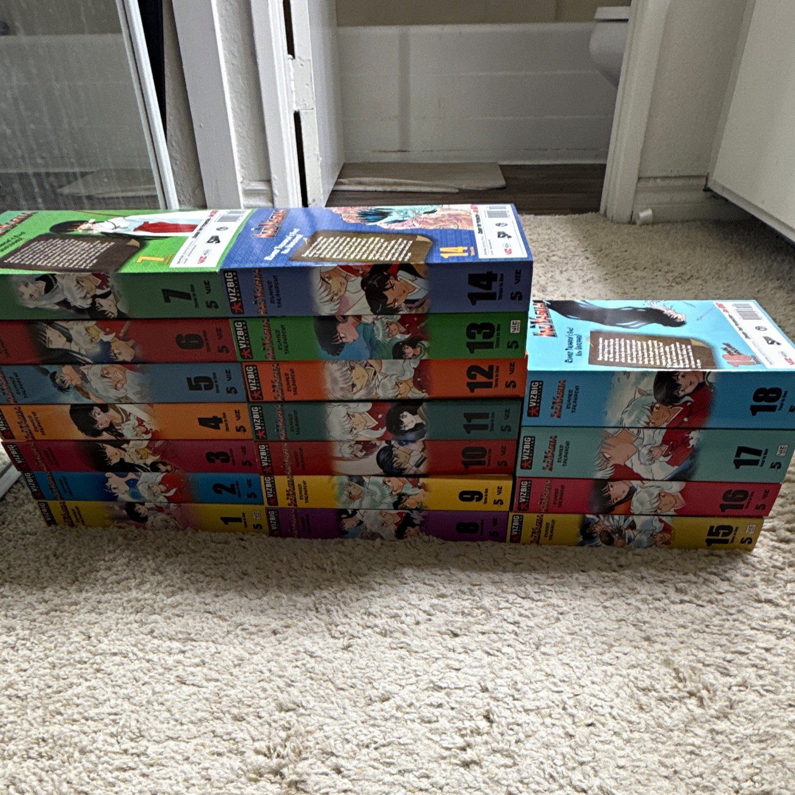 Inuyasha Manga Set Completo Vol 1-18 Inglese VizBig Edizioni, Rumiko Takahashi