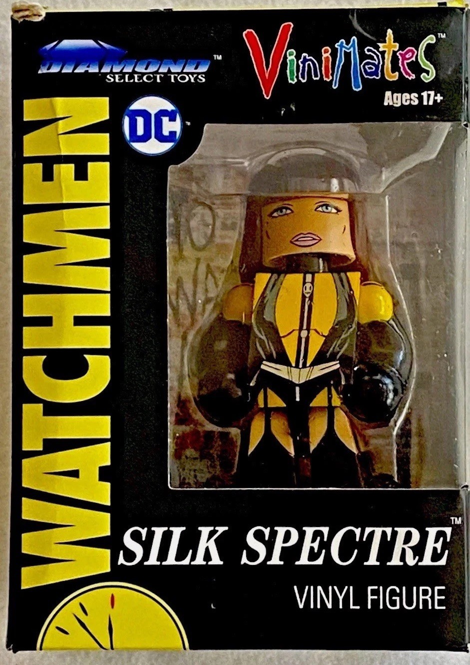 DC WB ViniMates Watchmen SILK SPECTRE Laurie Juspeczyk 4” figurina vinile nuova