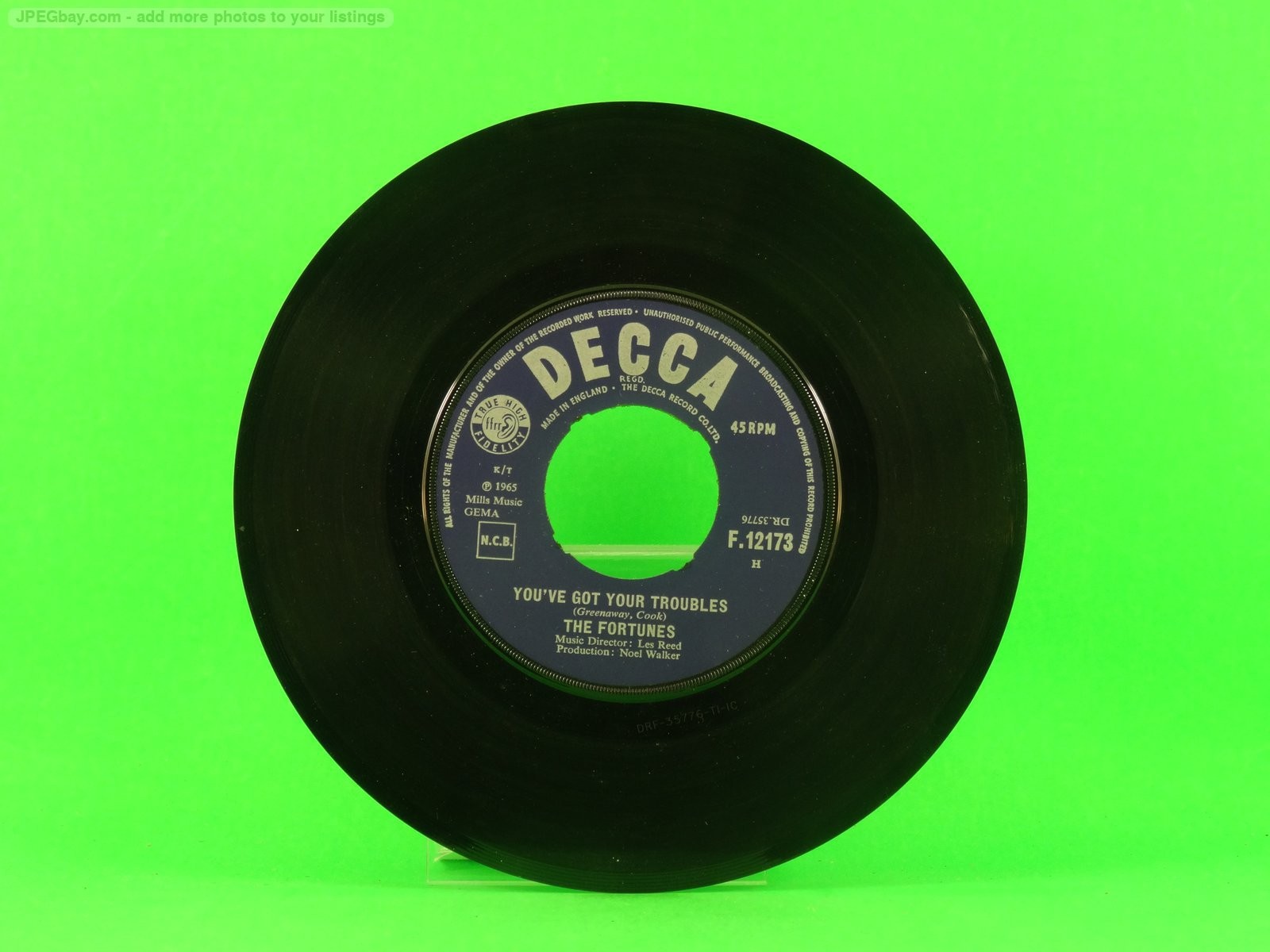FORTUNES YOU'VE GOT YOUR TROUBLES (2) (137) 7" DECCA