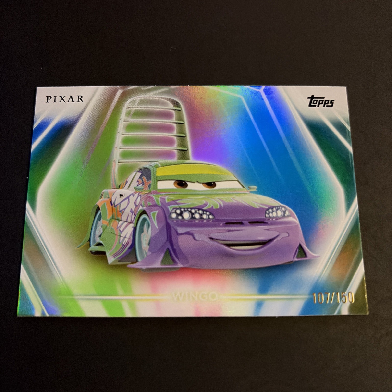 2026 Topps Disney Neon Wingo /150 #96 Cars