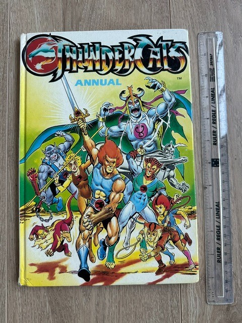 Thundercats vintage hardback annual 1986 Marvel comics - USED