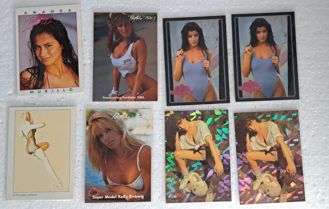 7 Carte Petty Girl Prototipo Benchwarmer Edizione Limitata Prismi Portfolio ecc