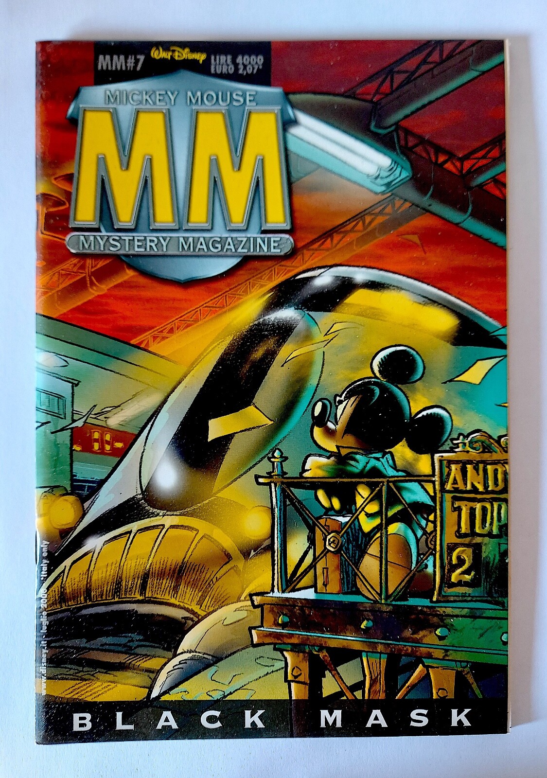 FUMETTO MICKEY MOUSE MISTERY MAGAZINE NUMERO 7 MM#7 BLACK MASK @ SPLENDIDO @
