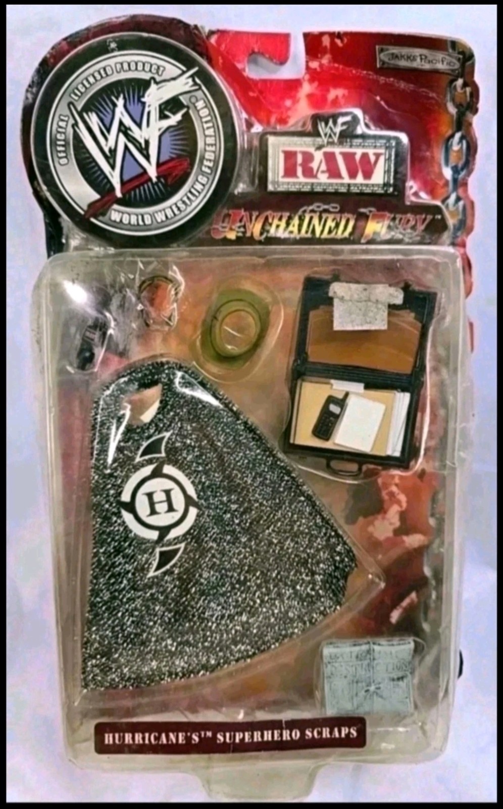 WWF Hurricane's Superhero Scraps Jakks Pacific 2002 Rough Packaging New Vintage