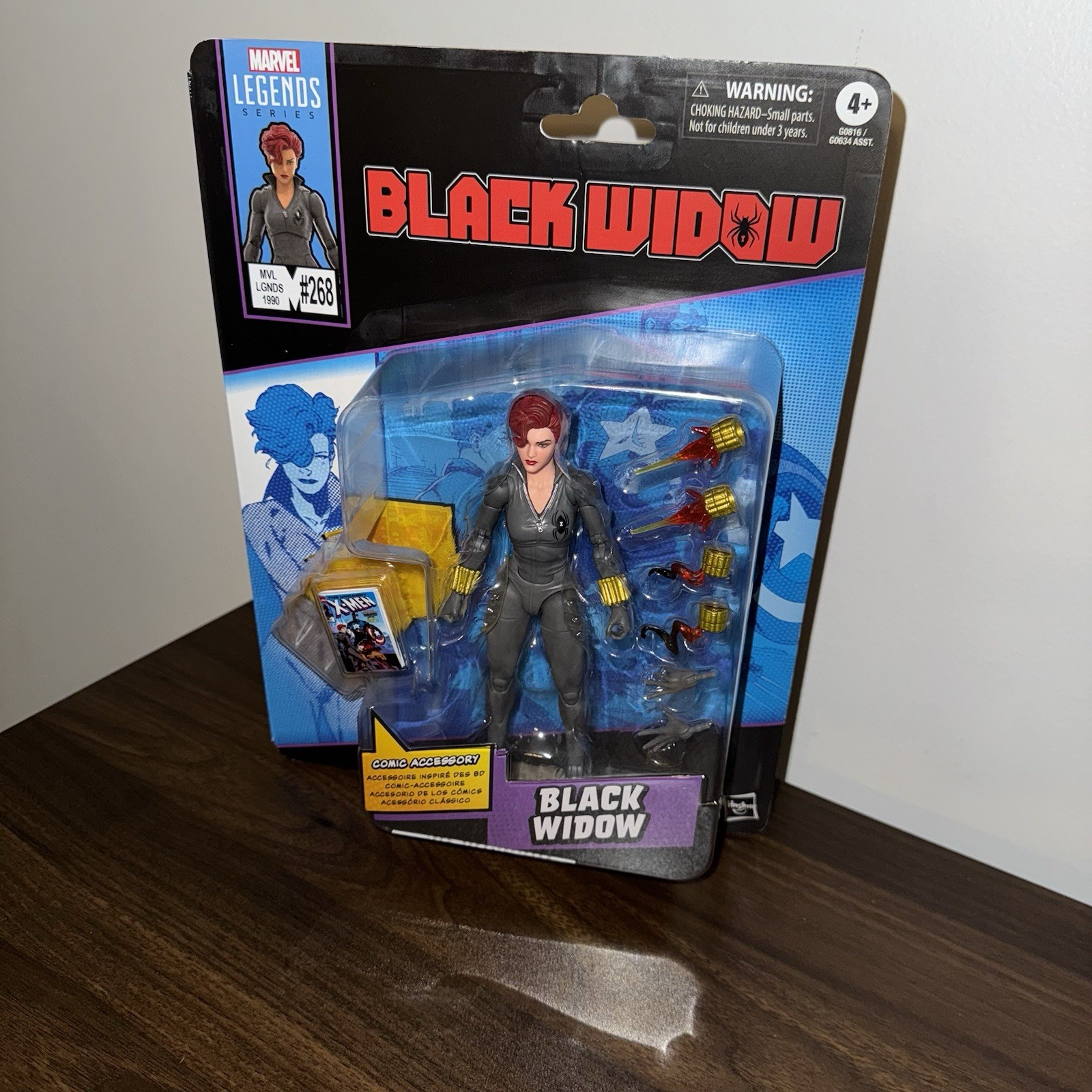 The Uncanny X-Men #268 Marvel Legends Modellino Vedova Nera 6" Nuovo!!!