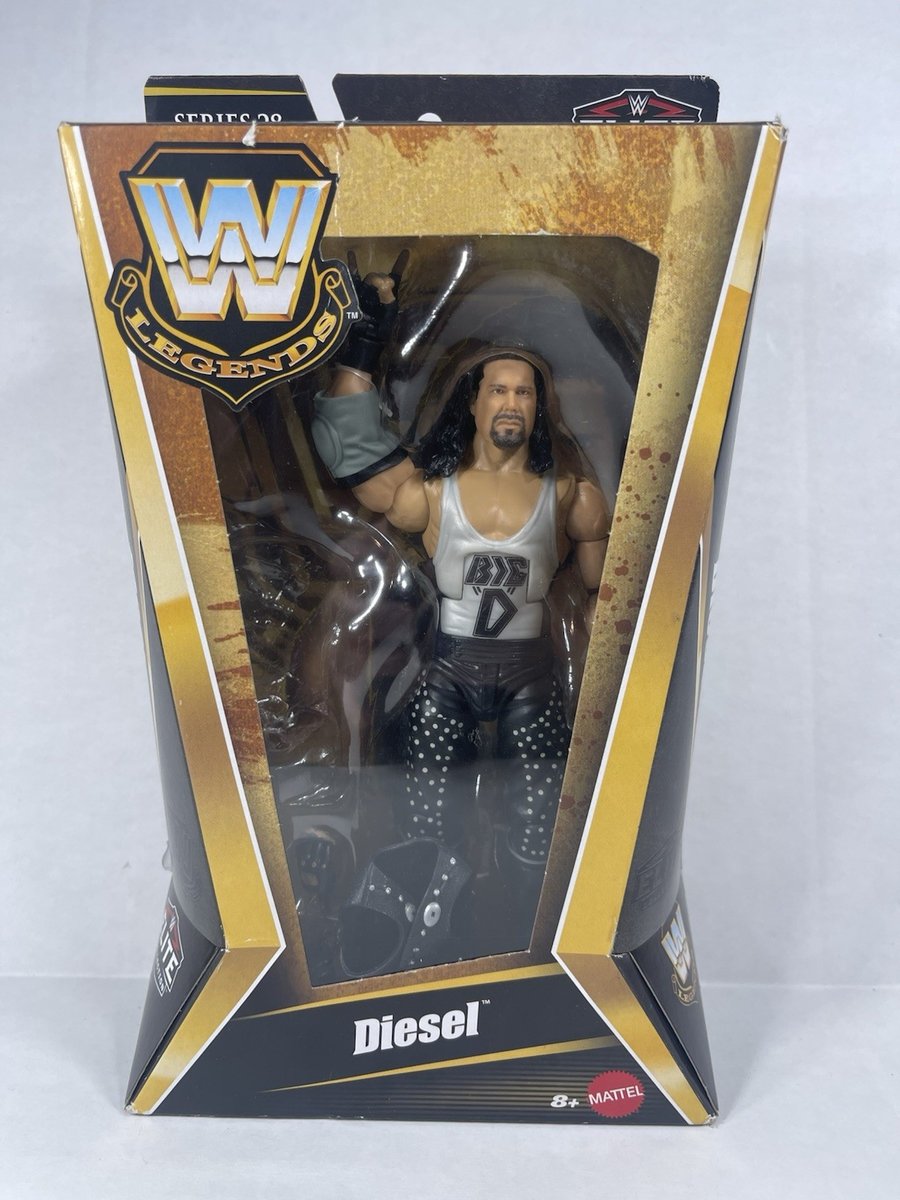 WWE Diesel CHASE Elite Legends Series 28 Mattel Toy Wrestling Modellino