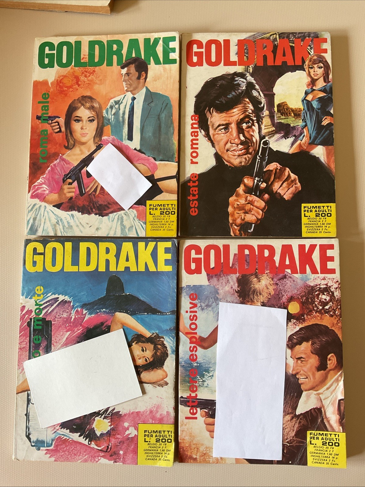 GOLDRAKE N. 141-149-157-163 ELVIPRESS 1972/73