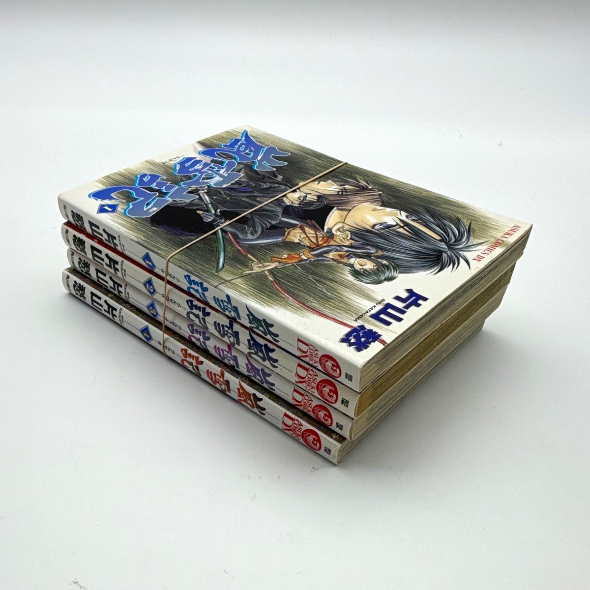 嵐雪記 Manga Lotto 4 Vol Shu Katayama Asuka Comics DX Copertina Morbida Giapponese