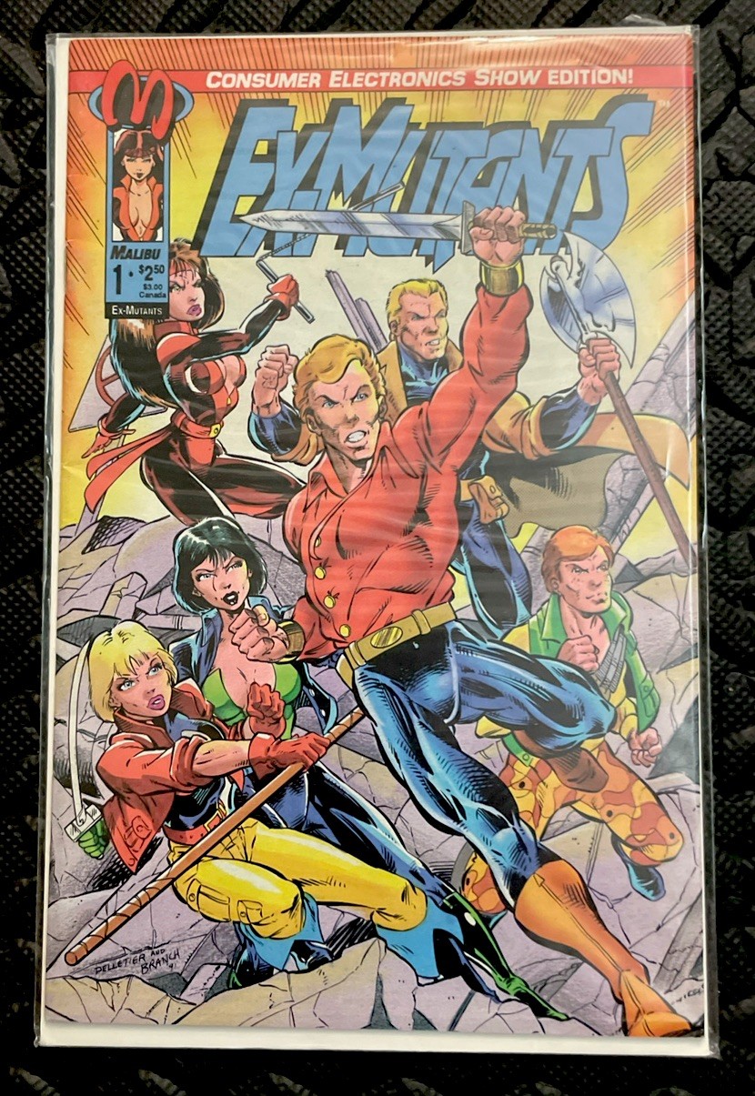 Ex-Mutants #1 Special Consumer Electronics Show Edition 1992 Malibu Comics 