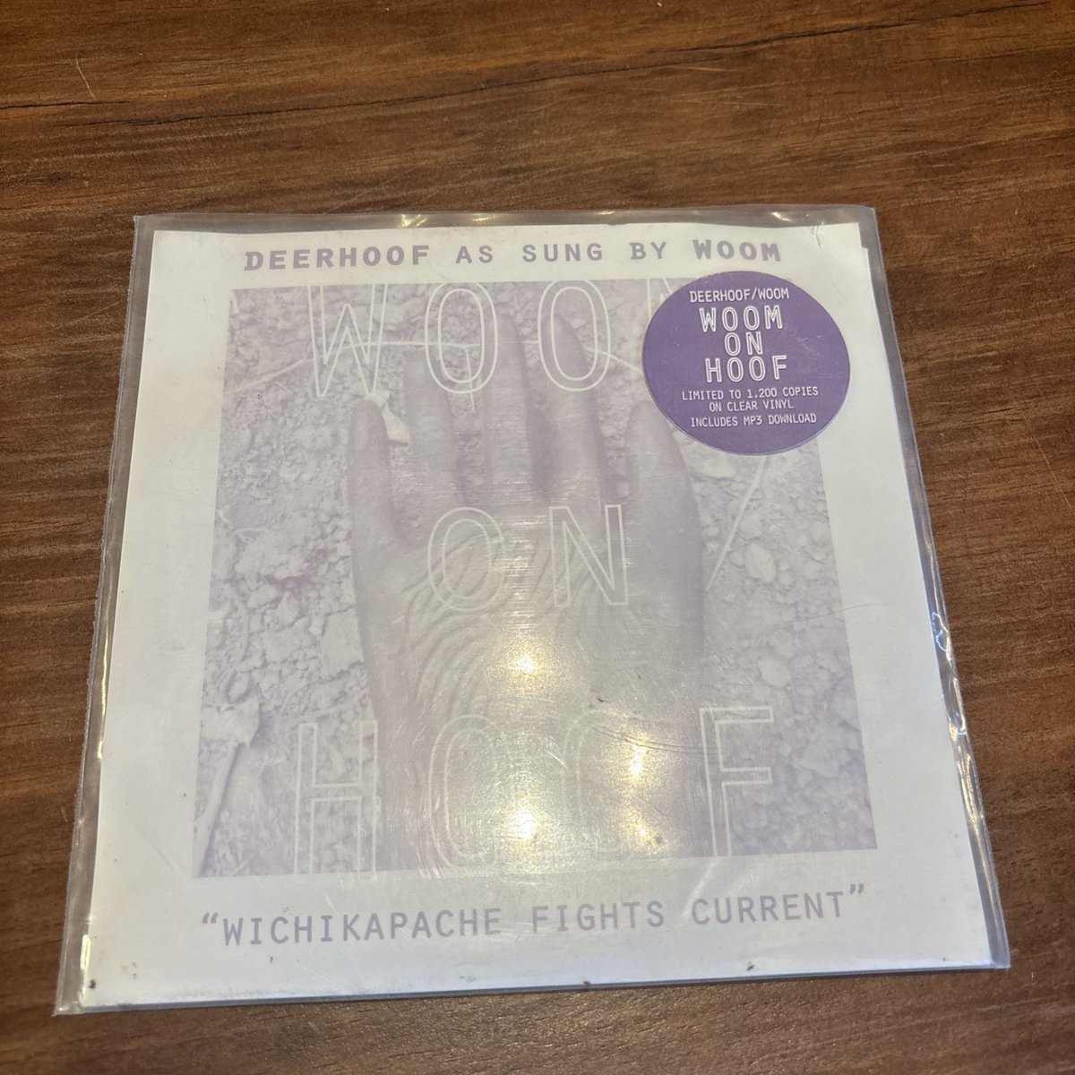 Deerhoof / Woom - Woom On Hoof Clear Coloured Vinyl 7" Single